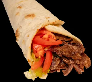 Kebab lawasz z mięsem mieszanym (baranio-wołowe i kurczak)