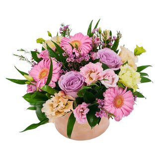 Cutie cu flori pastel 