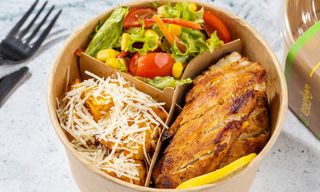 ქათამი გრილზე ლანჩბოქსი