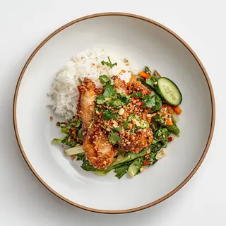 Tofu z warzywami w sosie sa-cha (na ostro)