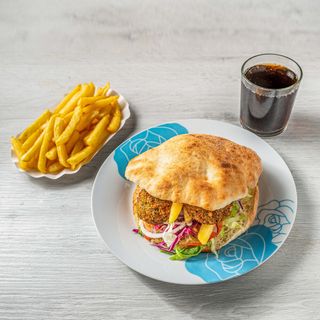 Menu falafel lattina