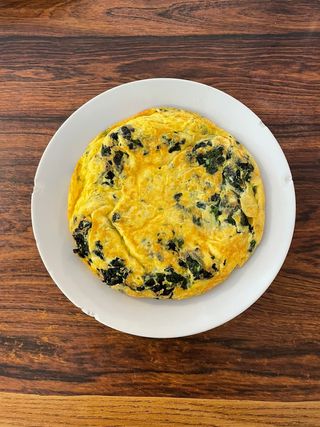 Tortilla De Espinacas Y Queso