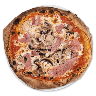 Pizza prosciutto fungi (30 cm.)
