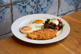 Яєчня з куркою