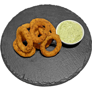 Цибулеві кільця 8шт з часниковим соусом