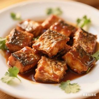 G1 შემწვარი თევზის ნაჭრები პეკინურ სოუსში (საზანი)