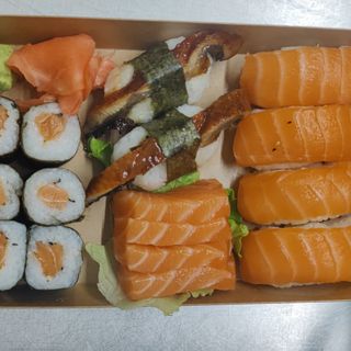 salmon & unagi mix 16