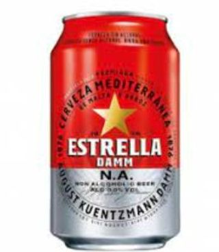 Estrella Damm Cerveza Lata 33cl