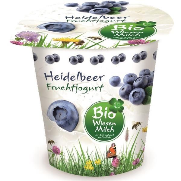 Iogurte Bio Mirtilo 150 Gramas Bio Wiesenmilch