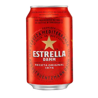 Cerveza Estrella Damm 33cl.