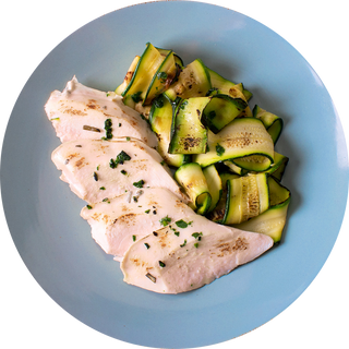 Pollo con Zucchine alla Griglia | 200 g