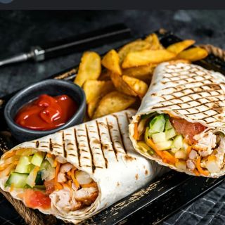 Pita Kebab Durum De Pollo