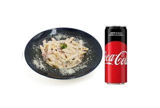 Piletina pečurke + Coca-Cola Zero 0,33l