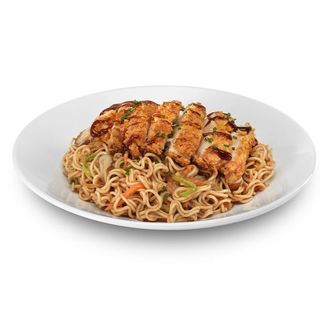 P Tallarines con pollo