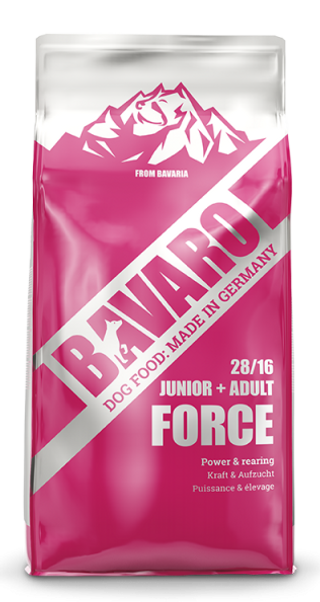 Josera BAVARO Force - сухий корм для собак з високою потребою в енергії через важку фізичну роботу.