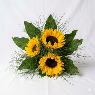 #1034 Bouquet de Girassóis personalizado