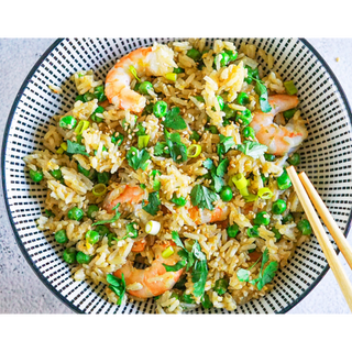 Riz cantonnais gambas 