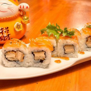 Katsu pollo salmon roll（8uds）