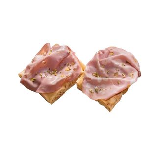 Mortadel·la italiana amb pa de pizza