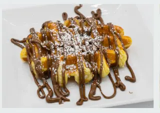 Gofre Con Chocolate