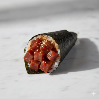 Temaki De Atún Macerado (1 Ud.)