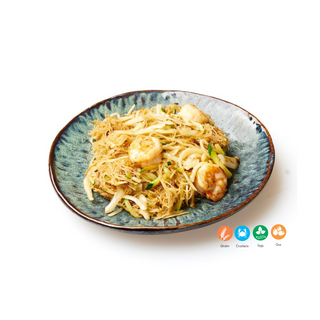 074.Fideos de arroz con gambas