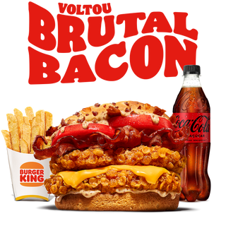 Menu Brutal Bacon Double Crispy Grande