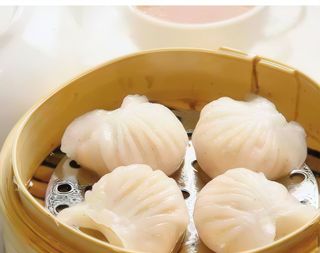 Gambero con lacio di patate 3 pezzi