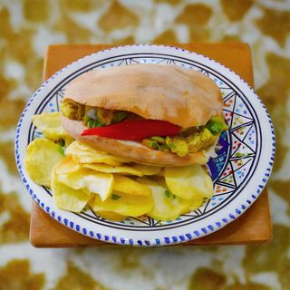 Sandwich Escalope sans frites/Fromage