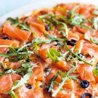 Pizza Salmón (45 Cm.)