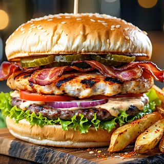 Комбиниран бургер