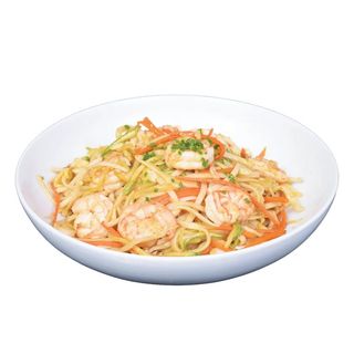 Nouilles crevettes calamar 