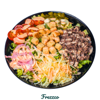 Ensalada hamburguezza xxl