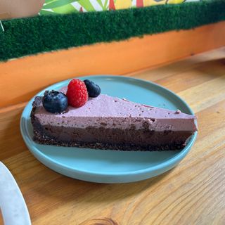 Какаово-малинов тарт