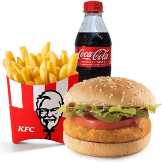 Hash Brown Burger Meal