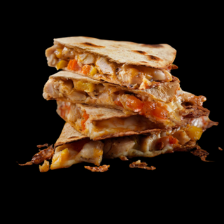 QUESADILLAS GIGANTE DE POLLO CON MIX DE QUESOS