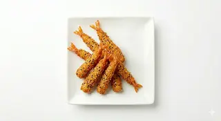 8. Gambas fritas con sésamo