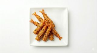 8. Gambas fritas con sésamo
