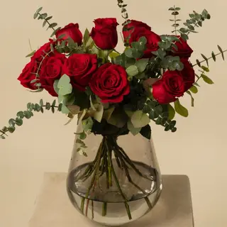 Ramo 12 Rosas rojas