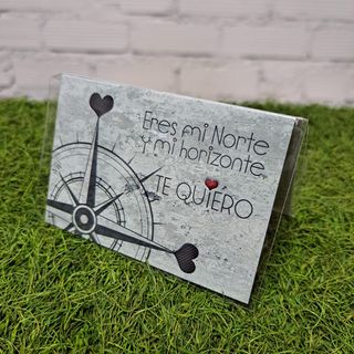 tarjeta Eres mi norte