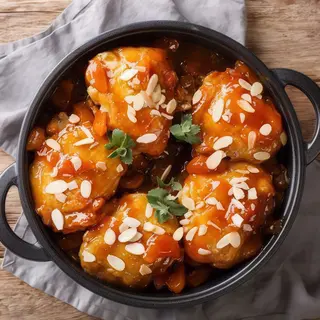 Pollo Con Almendras