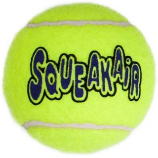 KONG Igračka za pse AirDog Squeakair Loptica tenis, zvučna, gumena
