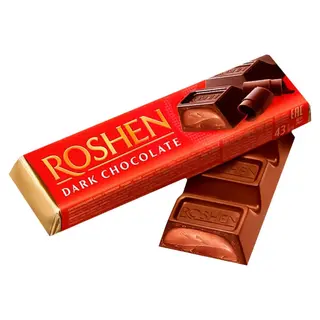 Батончик Roshen з начинкою шоколадний, 43г