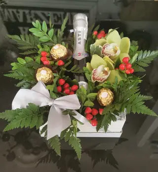 Flowerbox / Box kwiatowy SZAMPAN