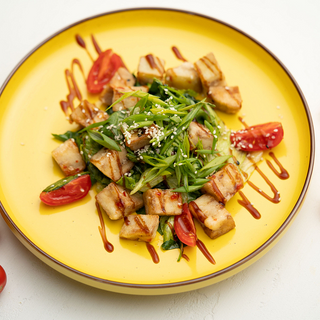  Хрустящие баклажаны с кедровыми орехами