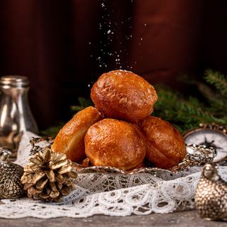 Пампух з карамеллю