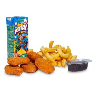 5 Nuggets + Frites + Jus Abtal