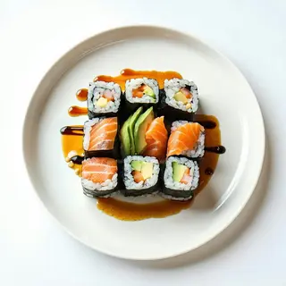 U10 Black sake maki - 8 pezzi