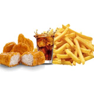 MENÚ Nuggets de Pollo (6 Uds.)