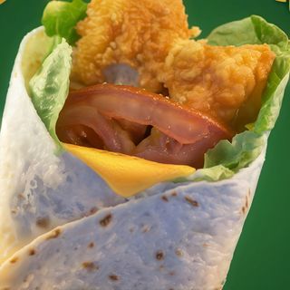 Spicy chicken wrap